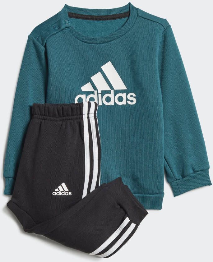 Adidas Performance joggingpak petrol/zwart/wit