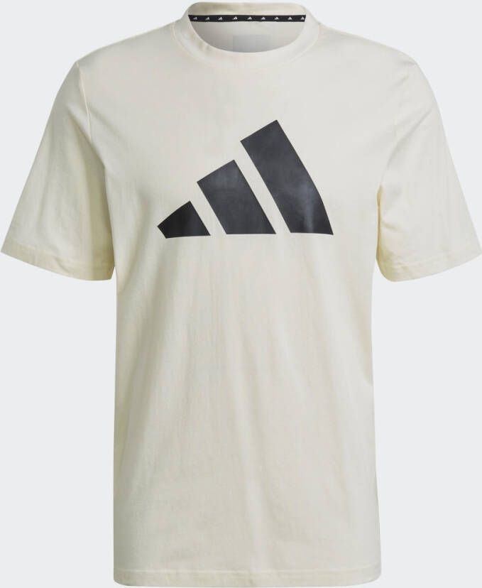 Adidas Trainings T shirt van biologisch katoen met logoprint