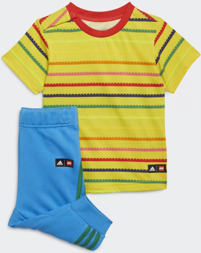 adidas x Classic LEGOÂ® T shirt en 3/4 Broek Set