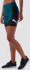 Puma fit eversculpt 5 inch korte sporttight groen/zwart dames online kopen