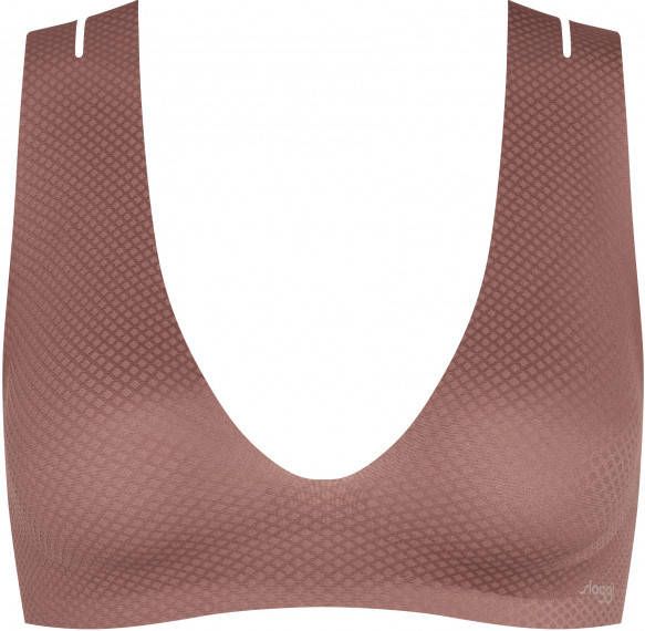 Sloggi Women's Zero Feel Flow Bralette Sportbeha, bruin
