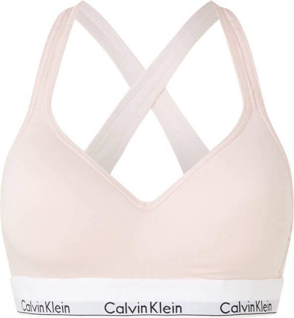 Calvin Klein Modern Cotton voorgevormde bralette met logoband