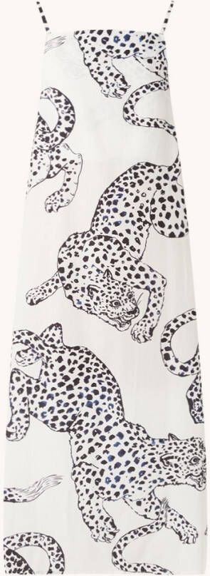 Desmond & Dempsey Square Nighty nachthemd met print