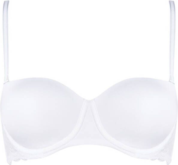 Hunkemöller voorgevormde strapless beugel bh Angie wit