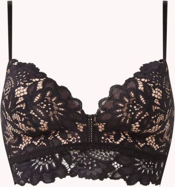Hunkemö, ller Shiloh voorgevormde longline bralette van kant