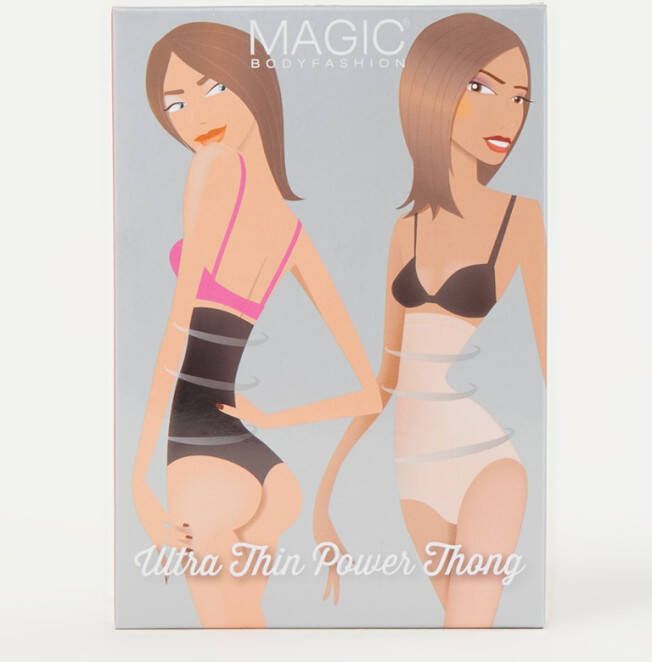 MAGIC Bodyfashion high waist corrigerende string zwart