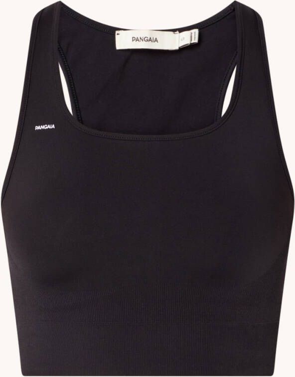 PANGAIA Sport bh met logo en medium support