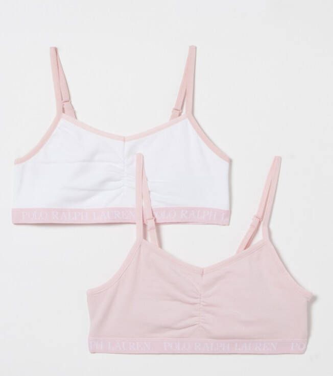 Ralph Lauren Bralette met logoband in 2 pack