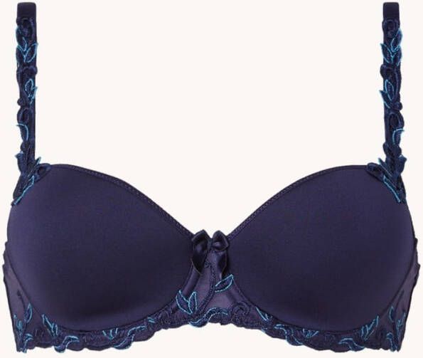 Simone Pé, rè, le Andora voorgevormde balconette bh met borduring