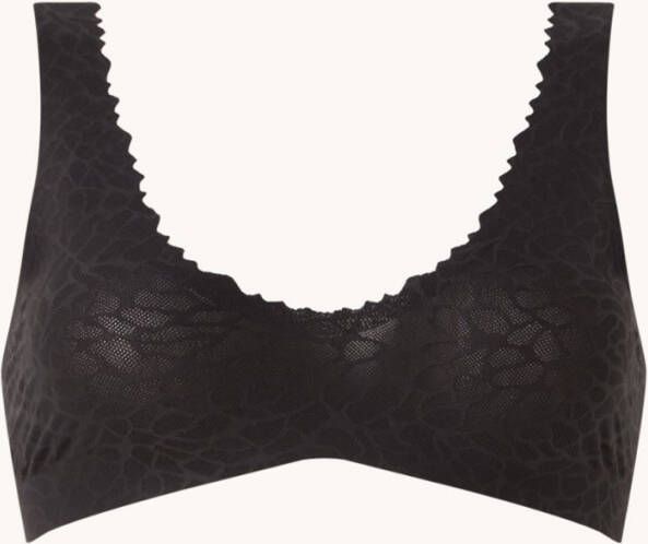Sloggi Bralette bh Zero Feel Lace 2.0 zonder naden met uitneembare vullingen