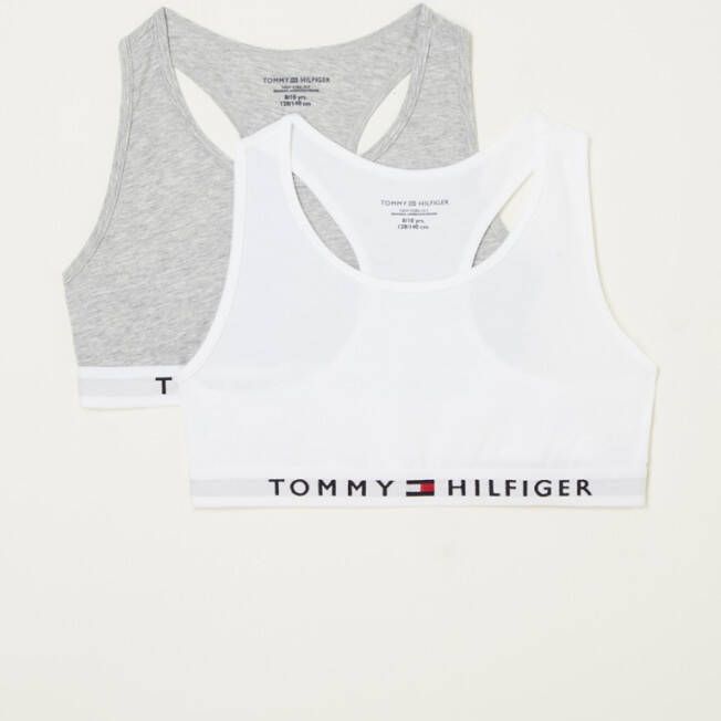 Tommy Hilfiger Underwear Bustier gemaakt van biologisch katoen(set, 2 delig, Set van 2 )