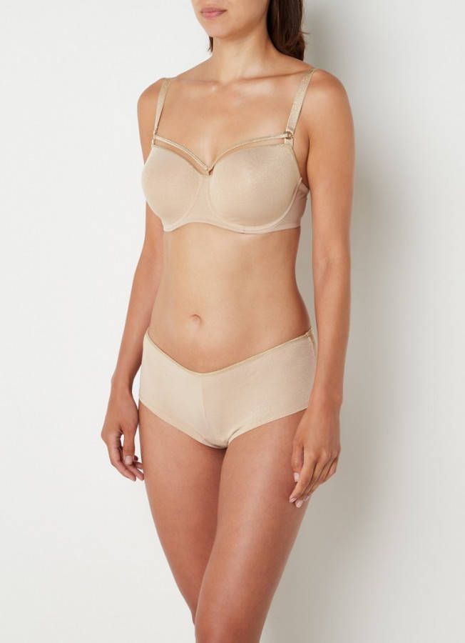 Marlies Dekkers space odyssey balconette bh | wired padded sand and golden lurex