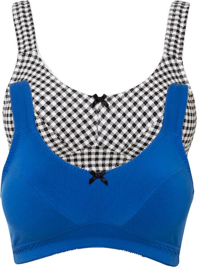 bonprix Bh zonder beugels met biologisch katoen(set van 2 )