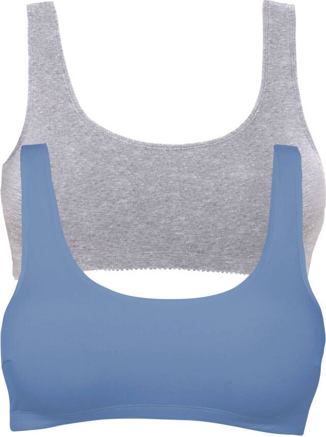 bonprix Bralette met katoen(set van 2 )