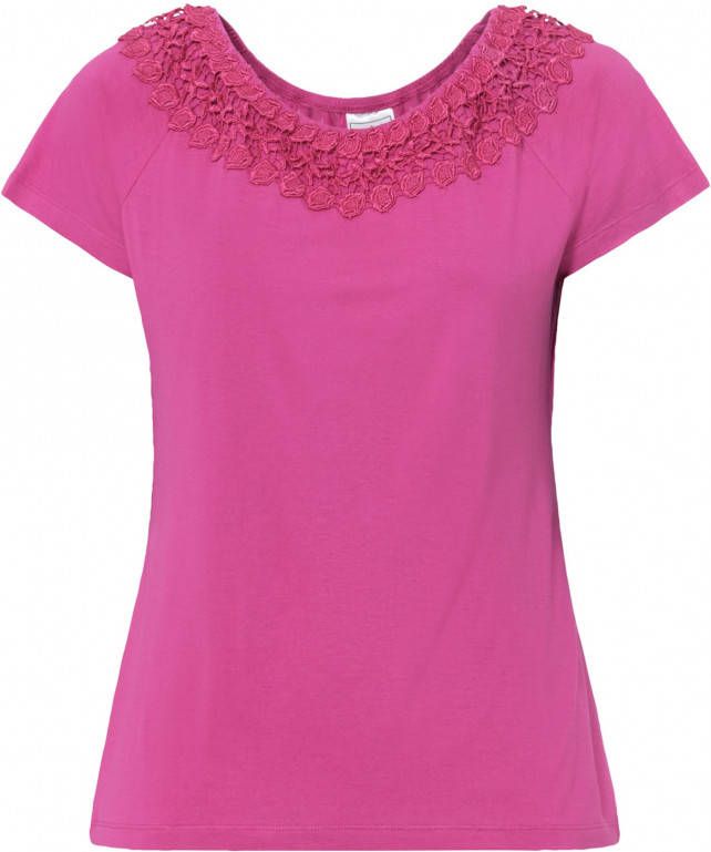 bonprix Carmen shirt met kant