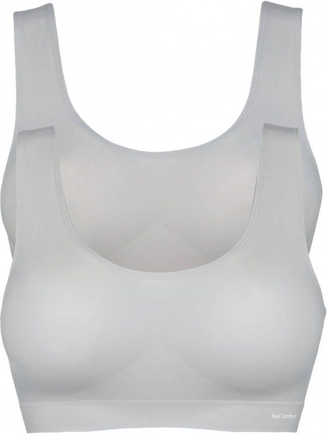 bonprix Feel Comfort naadloze bralette(set van 2 )