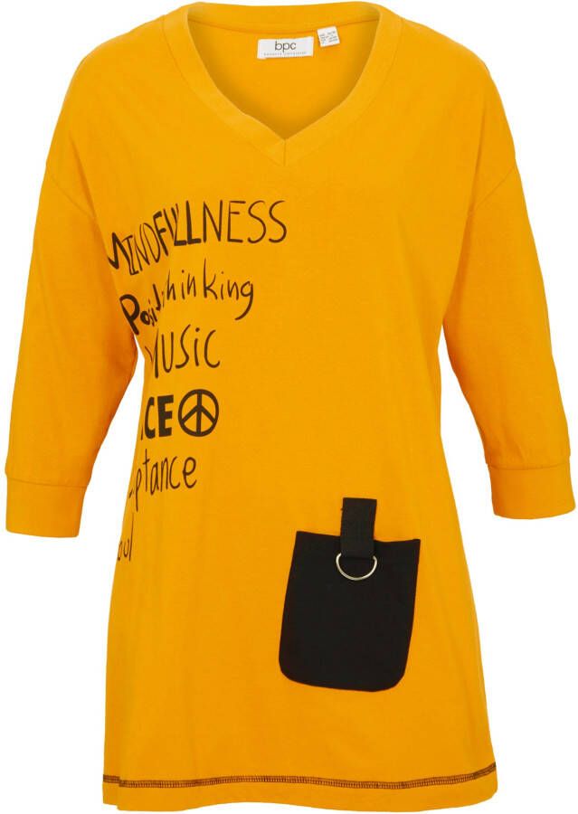 bonprix Oversized T shirt, 3/4 mouw