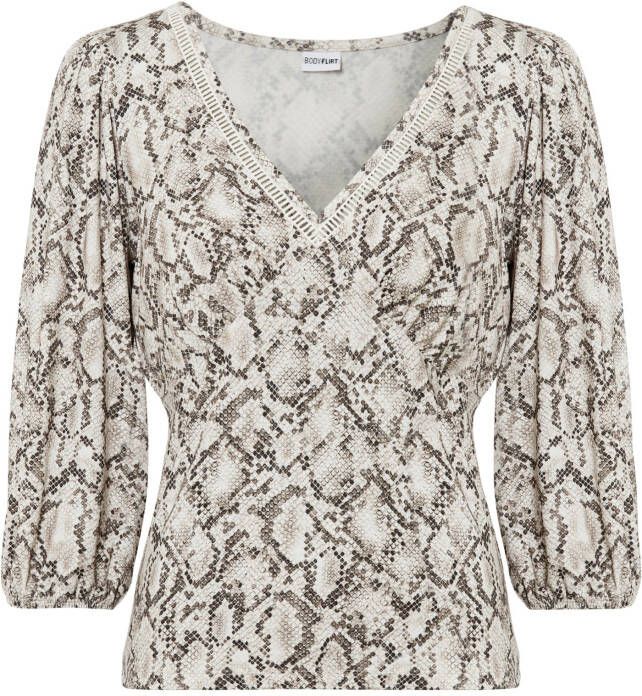 bonprix Shirt met gehaakte inzet