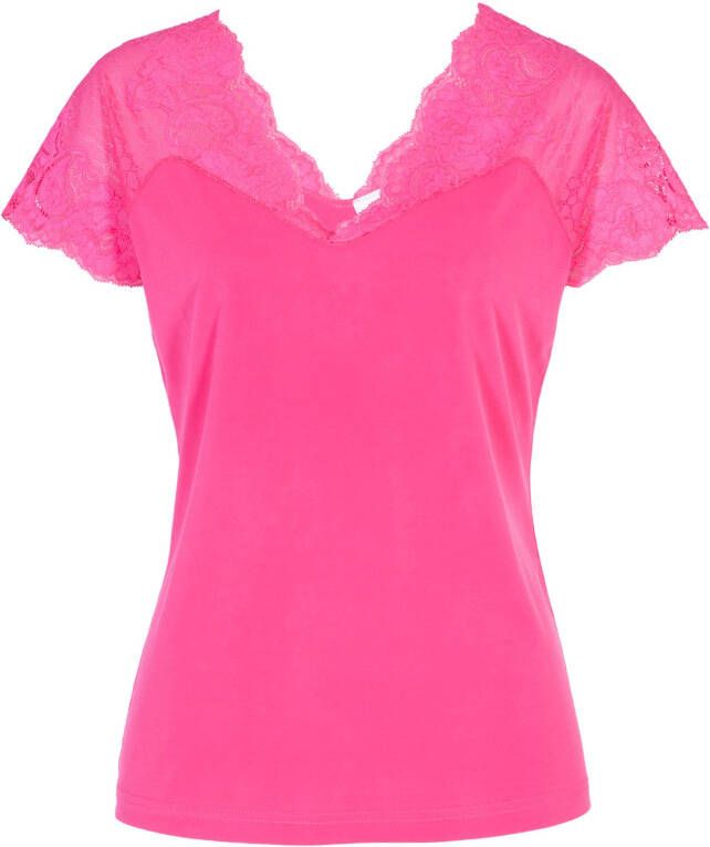 bonprix Shirt met kant