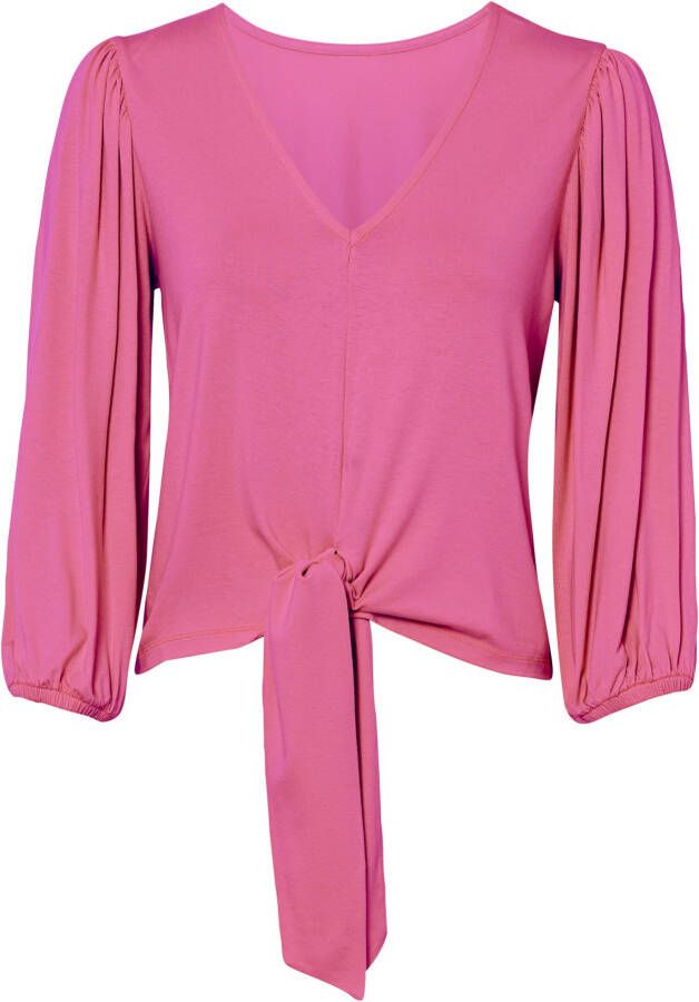 bonprix Shirt met knoopdetail