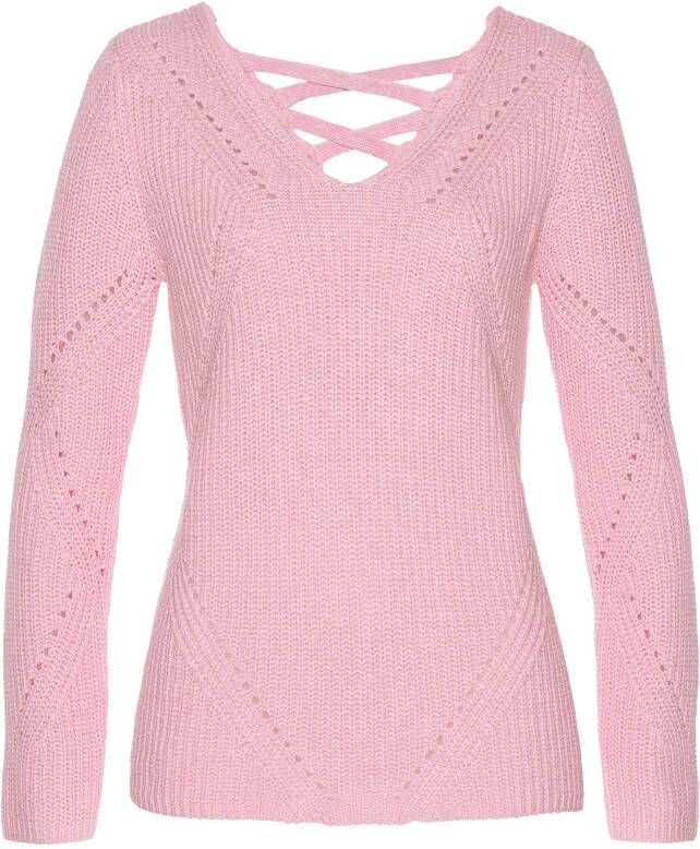 bonprix Trui met rugdecolleté