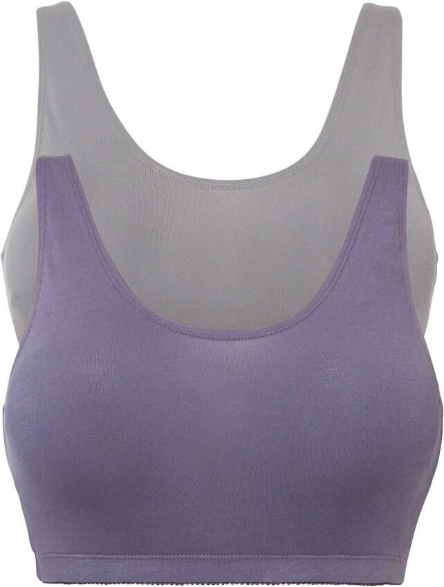 bonprix Bralette met biologisch katoen(set van 2 )