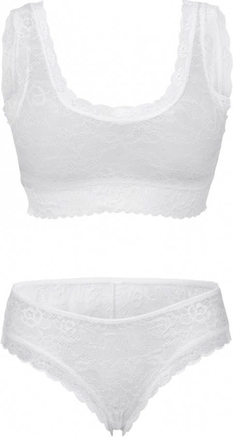 bonprix Bralette zonder beugels en brazilian slip(2 dlg. set )