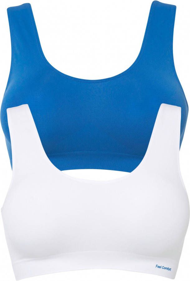 bonprix Feel Comfort naadloze bralette(set van 2 )