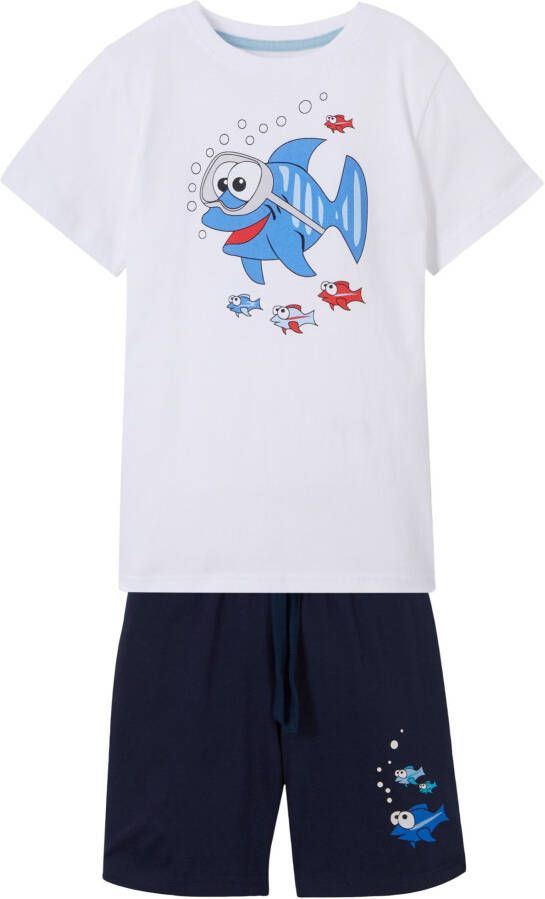 bonprix Jongens shirt en korte broek(2 dlg. set )