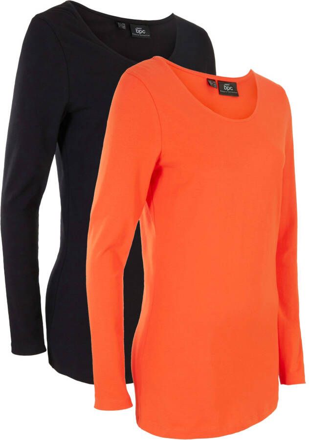 bonprix Sport longshirt(set van 2)met biologisch katoen