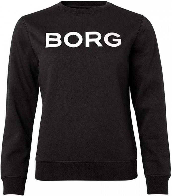 Björn Borg sportsweater BB Logo Cew zwart/wit