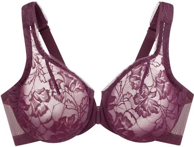 Glamorise Beugel bh in Wonderwire® design Prune