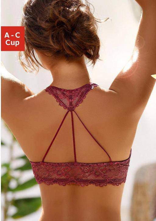Lascana Push up bh met decoratieve rug in banddesign
