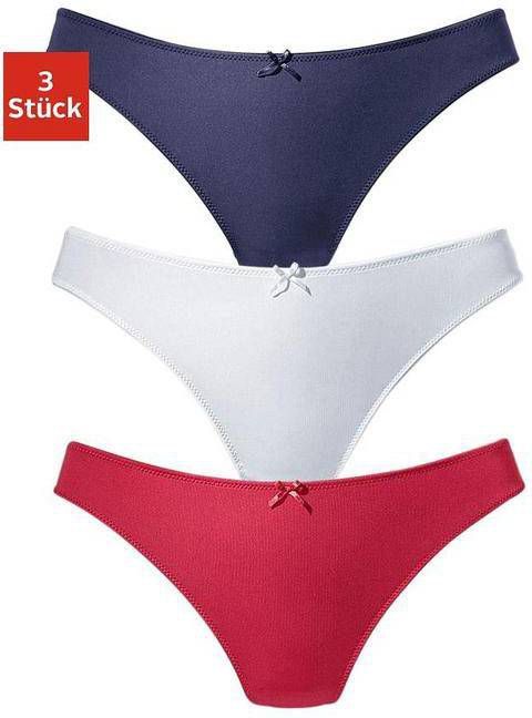 petite fleur String achter geheel van fijne jacquard kant(3 stuks )