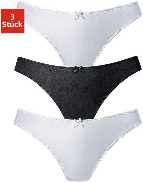 petite fleur String achter geheel van fijne jacquard kant(3 stuks )