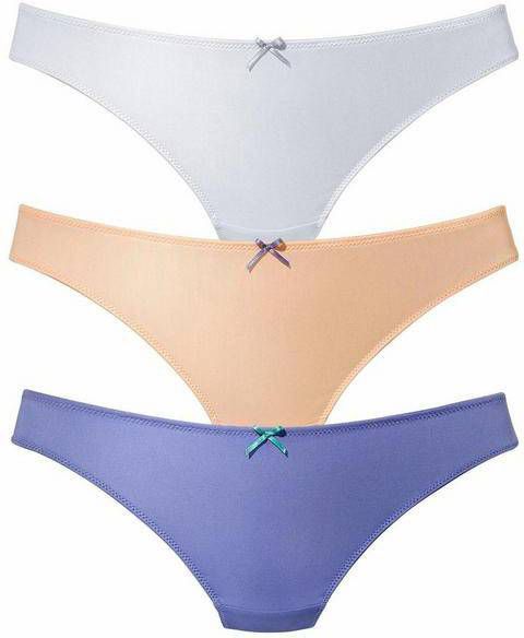 petite fleur String achter geheel van fijne jacquard kant(3 stuks )
