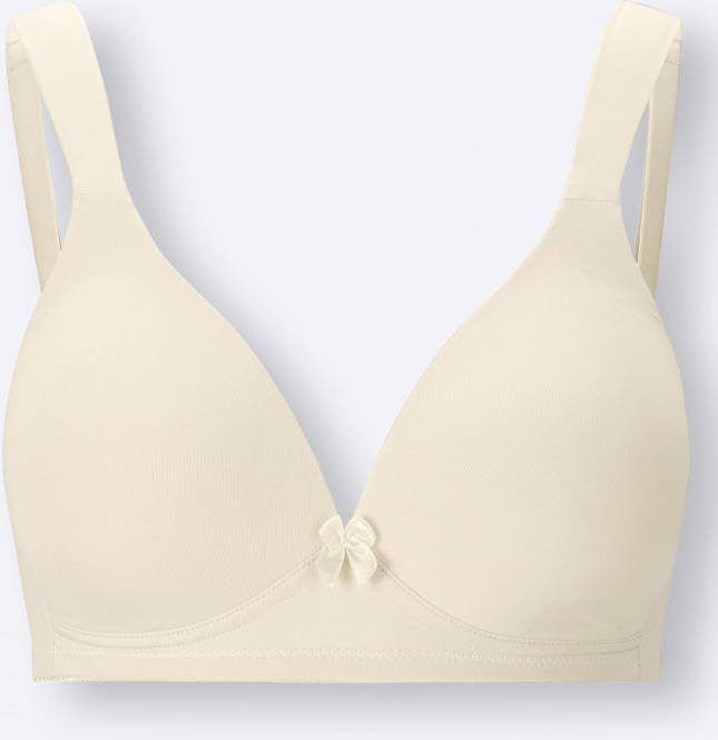 Naturana® NATURANA T-shirtbeha zonder vullingen met kanten details (set van 2)