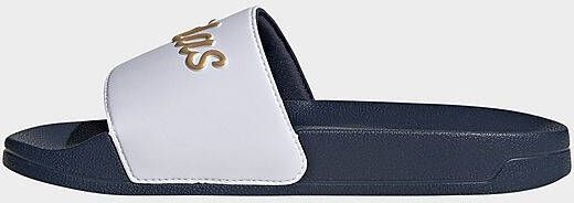Adidas adilette Shower Badslippers Cloud White/Gold Metallic/Shadow Navy Dames