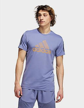 Adidas AEROREADY Warrior T shirt Orbit Violet Heren