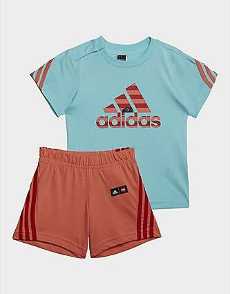 Adidas x Classic LEGO T shirt en Broek Set Clear Aqua/Semi Coral