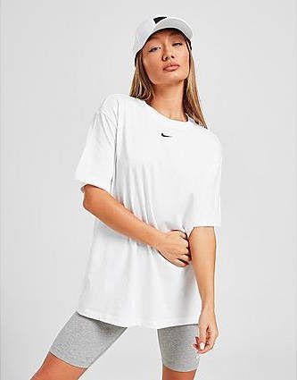 Nike Sportswear Essentials T shirt voor dames White/Black Dames