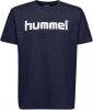 Hummel Go Cotton Logo T shirt Navy Kinderen online kopen