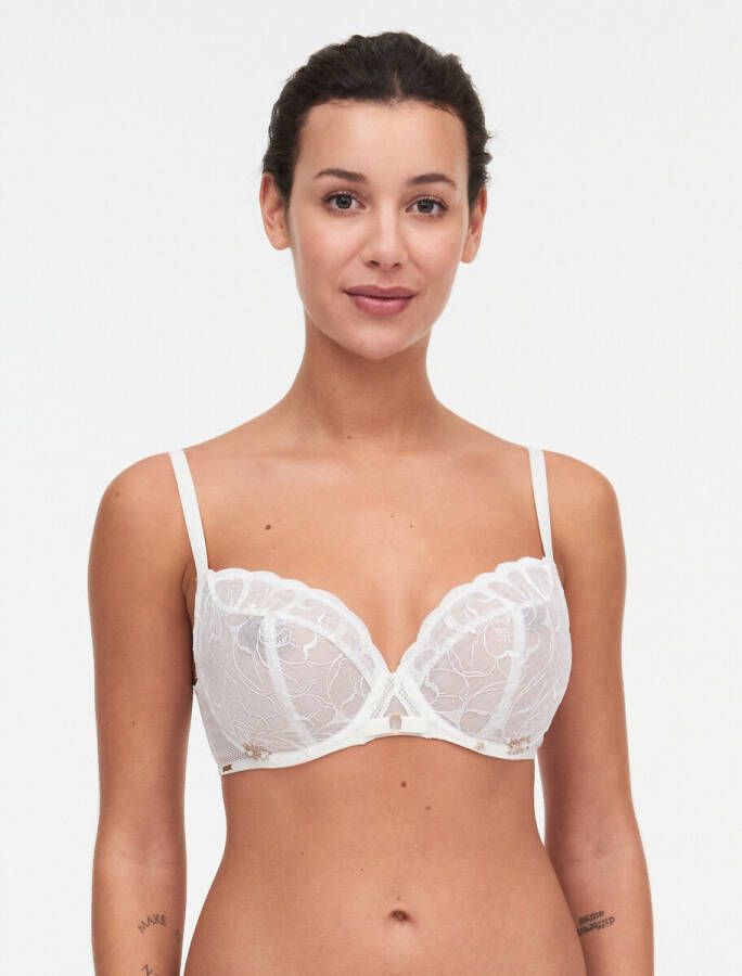 Chantelle Fleurs beugel bh met borduring en lurex