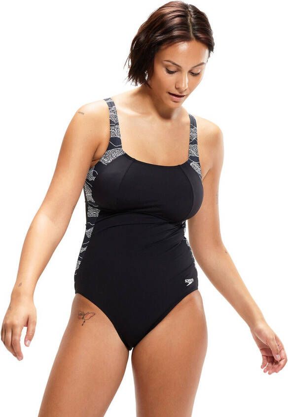 Speedo ECO Lunalustre Printed Shaping Badpak Dames