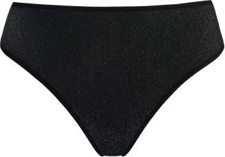 Marlies Dekkers dame de paris 7 cm string | black and silver lurex