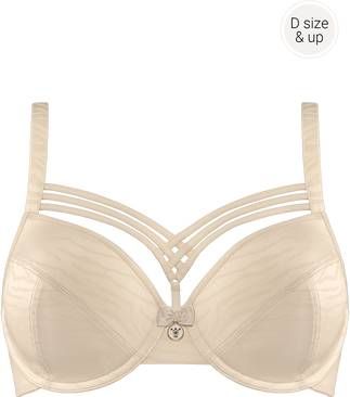 Marlies Dekkers Dame De Paris Plunge Bh | Wired Padded Sahara Sand 85e
