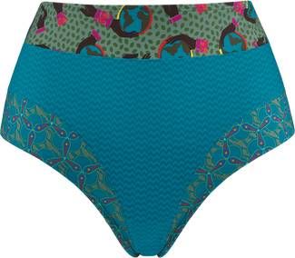 Marlies Dekkers Gaia High Waist Slip | Blue And Green