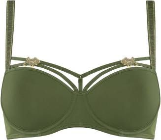 Marlies Dekkers Queen Bee Plunge Balconette Bh | Wired Padded Olive Green 75b