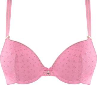 marlies | dekkers Rebel Heart voorgevormde push up bh met lurex en flockprint