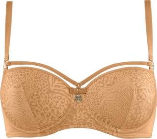 Marlies Dekkers Space Odyssey Balconette Bh | Wired Padded Sparkly Mocha And Bronze 75f